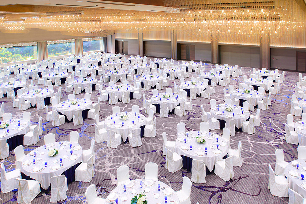 The venue at Hotel Chinzanso Tokyo
